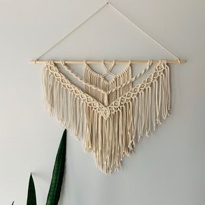 Large macrame wall hanging